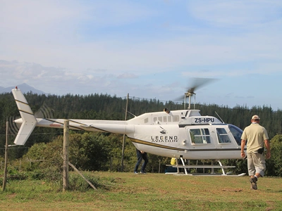Helicopter Arrival